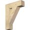 Ekena Millwork Traditional Block Rough Sawn Bracket, Douglas Fir, 4"W x 16"D x 20"H BKT04X16X20TRA05RDF - alternate 1